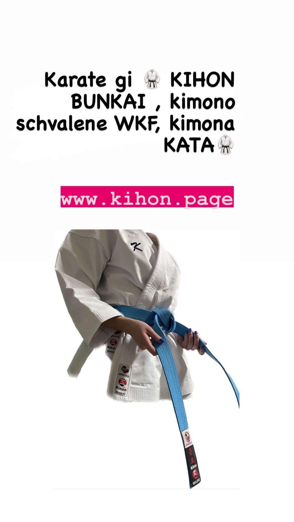 Schvalene produkty WKF&nbsp;🥋